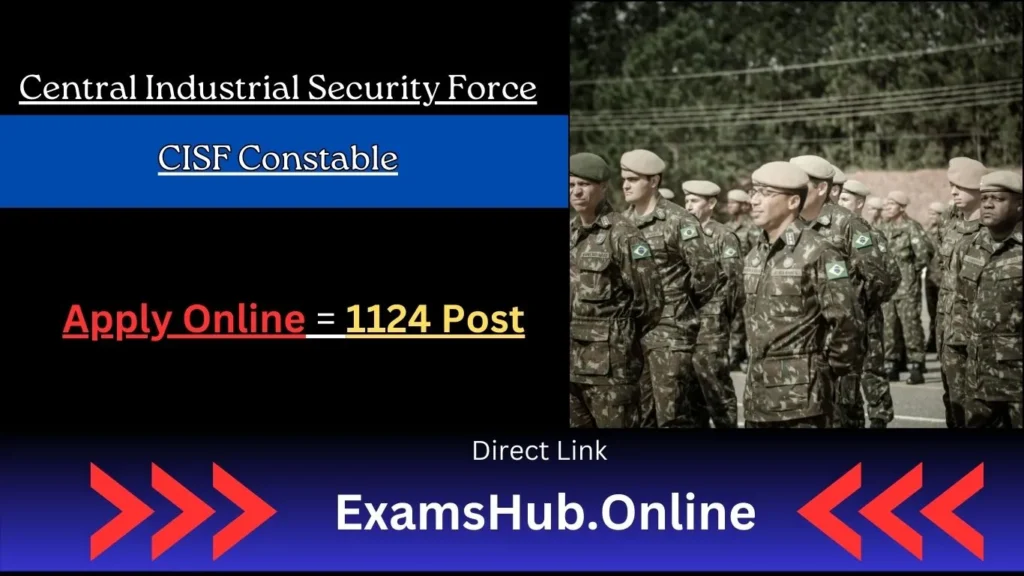 Central Industrial Security Force CISF Constable